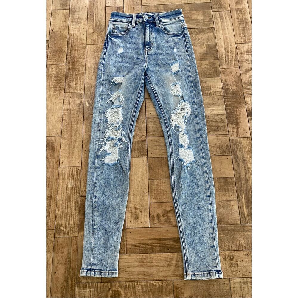 KanCan Ultra High Rose Skinny Womens jeans Sz 24